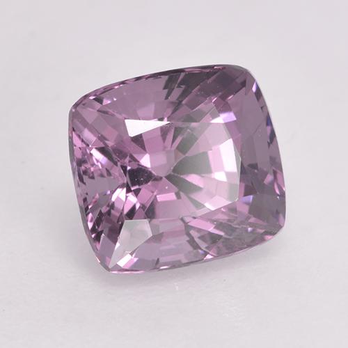 Espinélio roxo médio Natural 1.76ct, Almofada cortada, VVS