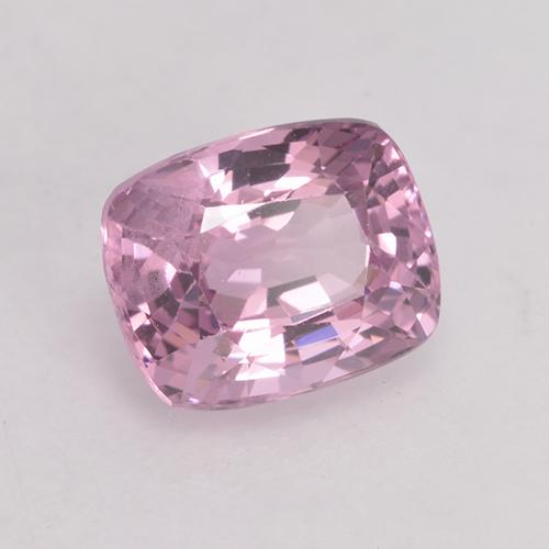 Espinélio rosa natural 1,43ct, almofada cortada, VS
