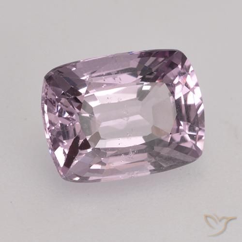 Espinélio Cinzento Rosado Roxo Natural 1.46ct, Almofada, VS