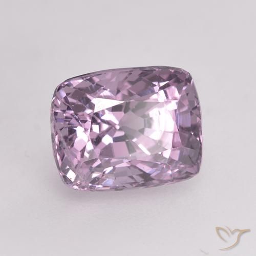 Espinélio Luz roxa Natural 1.53ct, Almofada, VS