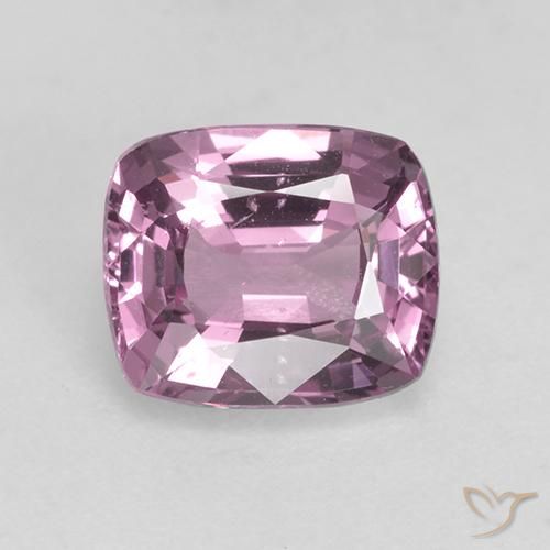 Espinélio violeta natural 1,68ct, almofada cortada, VS