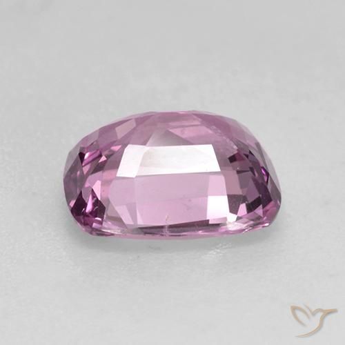 Espinélio violeta natural 1,68ct, almofada cortada, VS