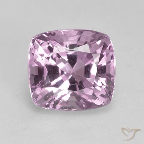 1.62ct Natural Violeta acinzentado claro Espinélio, Almofada, VVS-VS