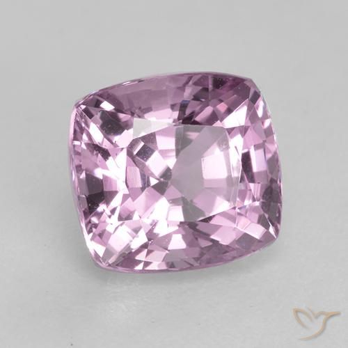 Espinélio Violeta acinzentado claro Natural 1.62ct, Almofada, VVS-VS