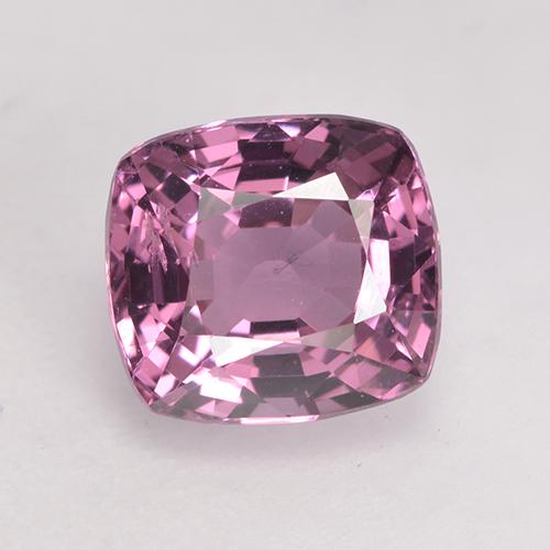 Espinélio Luz roxa Natural 1.61ct, Almofada cortada, VS