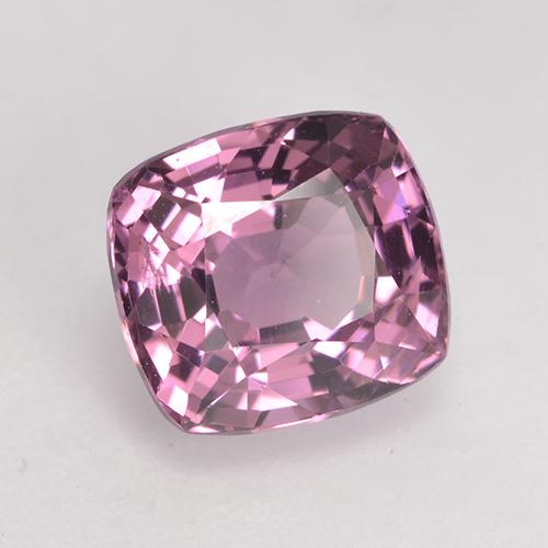 Espinélio Luz roxa Natural 1.61ct, Almofada cortada, VS