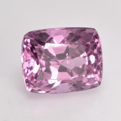 Espinélio roxo natural 1,89ct, almofada cortada, VVS-VS