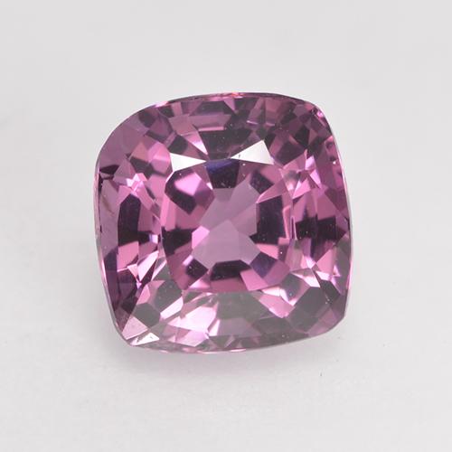 Espinélio roxo natural 1,52ct, almofada cortada, VVS
