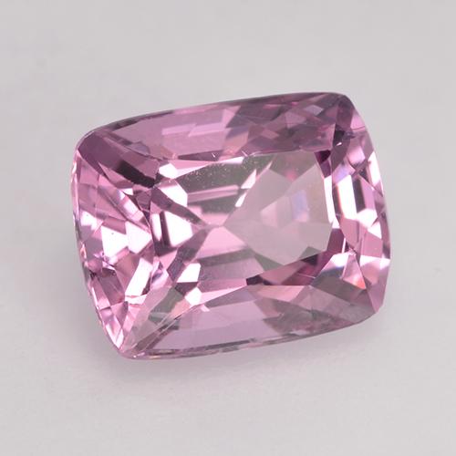 Espinélio roxo natural 1,73ct, almofada cortada, VS