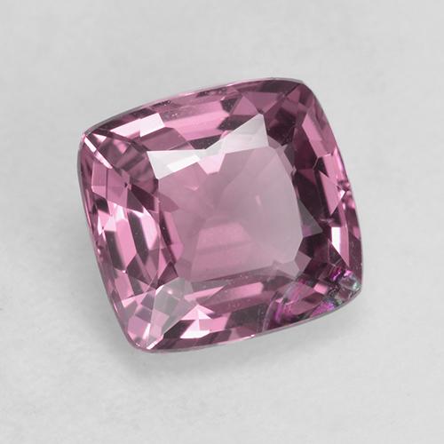 Espinélio roxo natural 1,51ct, almofada cortada, VS