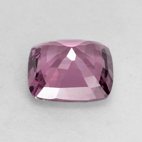 Espinélio roxo natural 1,51ct, almofada cortada, VS