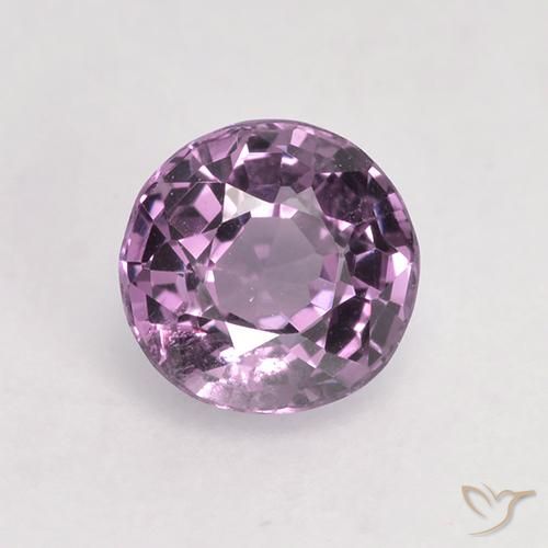 Espinélio Luz roxa Natural 0.59ct, Corte Redondo, VS