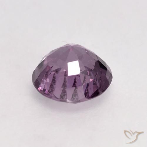 Espinélio Luz roxa Natural 0.59ct, Corte Redondo, VS