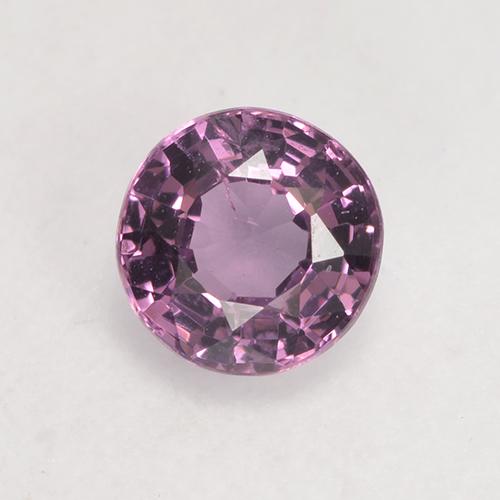 Espinélio roxo natural 0,55ct, corte redondo, VS