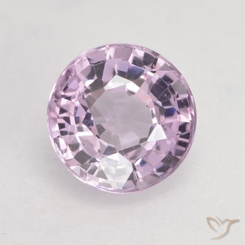 0.64ct Natural Roxo muito claro Espinélio, Redondo, VVS-VS