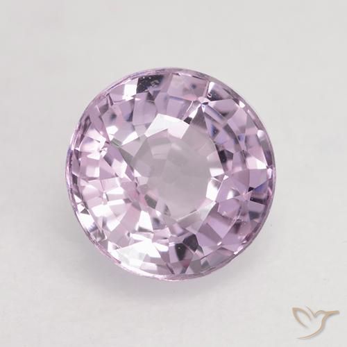 Espinélio Roxo muito claro Natural 0.64ct, Redondo, VVS-VS