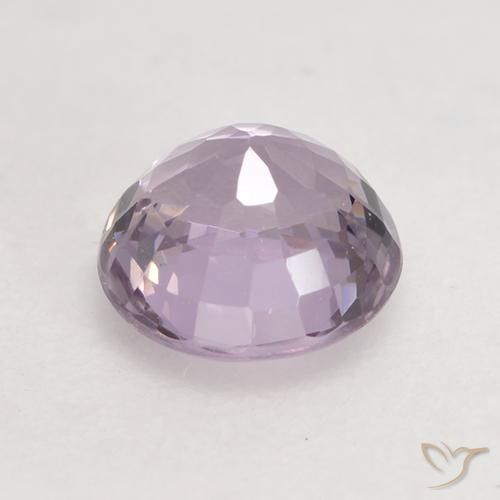 Espinélio Roxo muito claro Natural 0.64ct, Redondo, VVS-VS