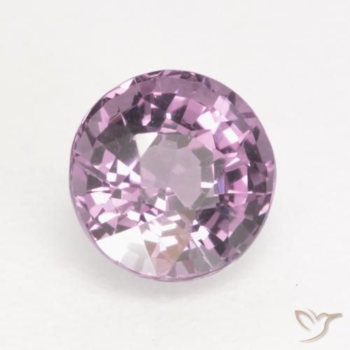 Espinélio Roxo médio-escuro Natural 0.63ct, Corte Redondo, VVS-VS
