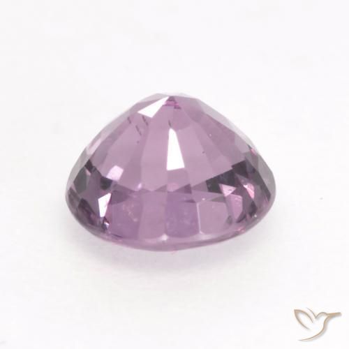 Espinélio Roxo médio-escuro Natural 0.63ct, Corte Redondo, VVS-VS