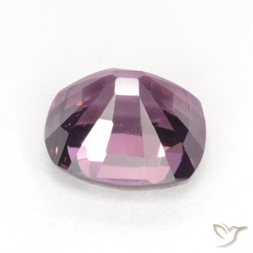 Espinélio Roxo médio-escuro Natural 1.42ct, Almofada, VVS-VS