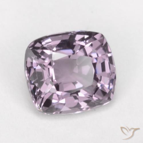 Espinélio Violeta médio Natural 1.36ct, Almofada, VVS-VS