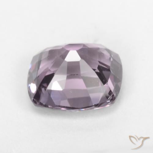 Espinélio Violeta médio Natural 1.36ct, Almofada, VVS-VS