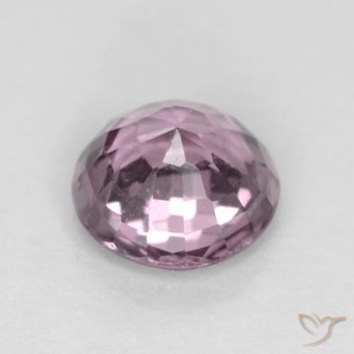 Espinélio Roxo Rosado Muito Claro Natural 0.58ct, Redondo, VVS