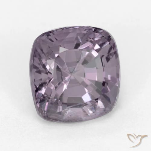 Espinélio Violeta acinzentado Natural 1.38ct, Almofada, VS