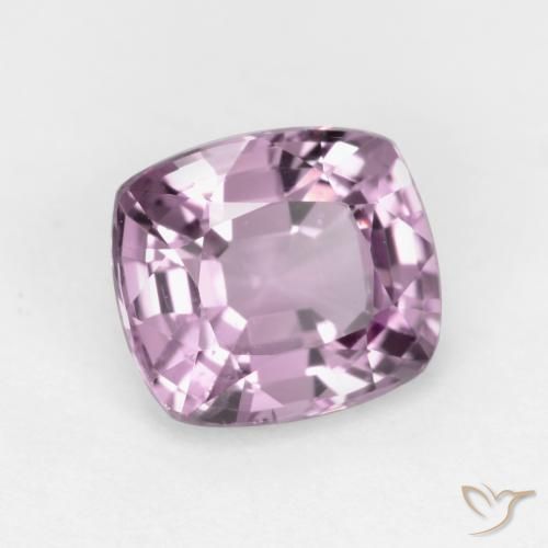 Espinélio Rosa Claro-Violeta Natural 1.25ct, Almofada, VS