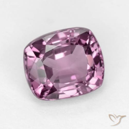 Espinélio Luz roxa Natural 1.06ct, Almofada, VS