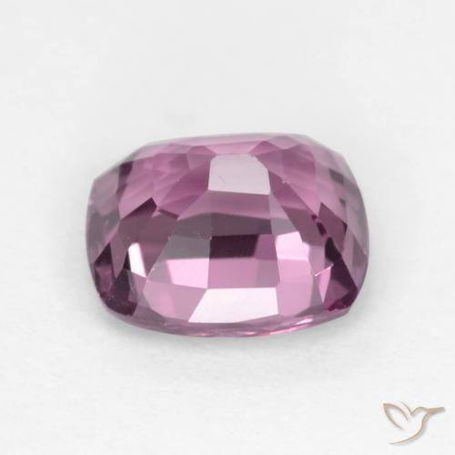 Espinélio Luz roxa Natural 1.06ct, Almofada, VS