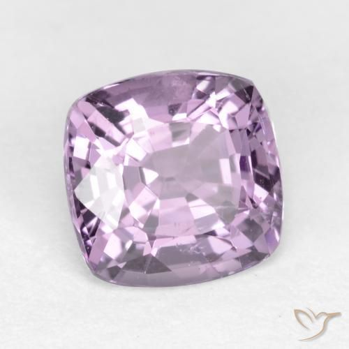 Espinélio Roxo Uva Muito Claro Natural 1.22ct, Almofada, VS