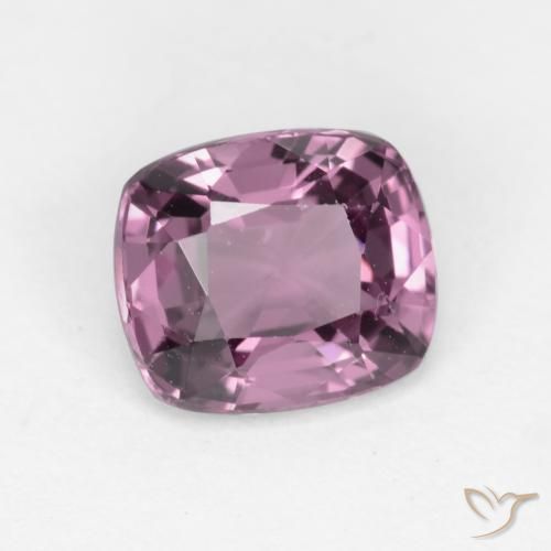 Espinélio Roxo escuro Natural 1.16ct, Almofada cortada, VS