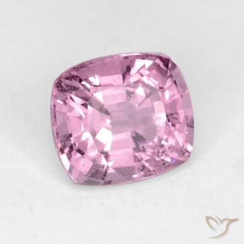 Espinélio Roxo Rosa Natural 1.29ct, Almofada, VS-SI