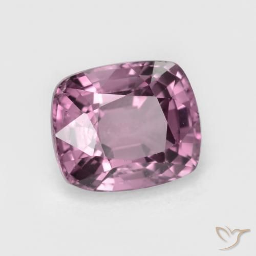 Espinélio roxo médio Natural 1.24ct, Almofada, VS