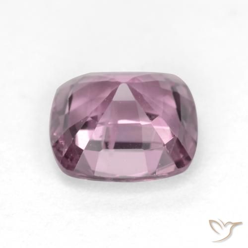 Espinélio Roxo médio-claro Natural 1.33ct, Almofada, VS