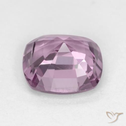 Espinélio Luz roxa Natural 1.12ct, Almofada, VS