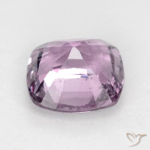Espinélio Violeta acinzentado claro Natural 1.28ct, Almofada, VS-SI