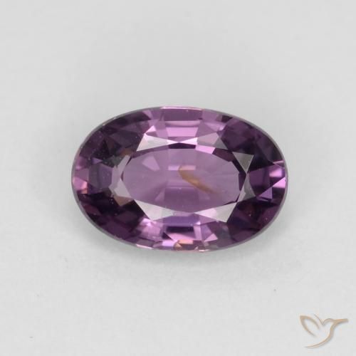 0.55ct Natural Violeta Profundo Espinélio, oval, VS-SI