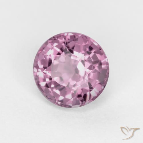 Espinélio roxo médio Natural 0.57ct, Redondo, VS