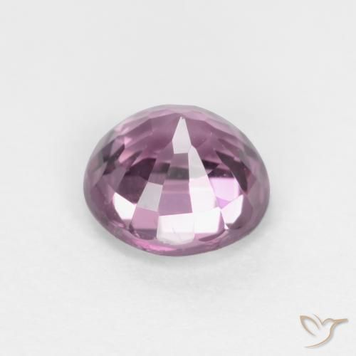 Espinélio roxo médio Natural 0.57ct, Redondo, VS