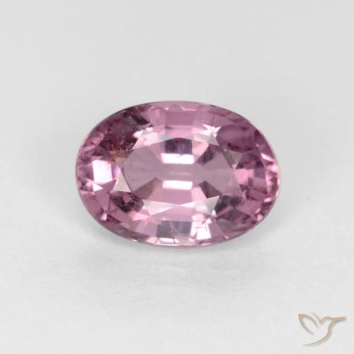 0.59ct Natural Roxo avermelhado claro Espinélio, oval, VS