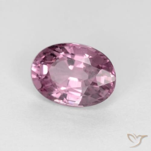 Espinélio Roxo avermelhado claro Natural 0.59ct, oval, VS