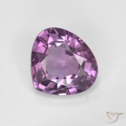 0.68ct Natural Roxo escuro Espinélio, Formato de pêra, VS
