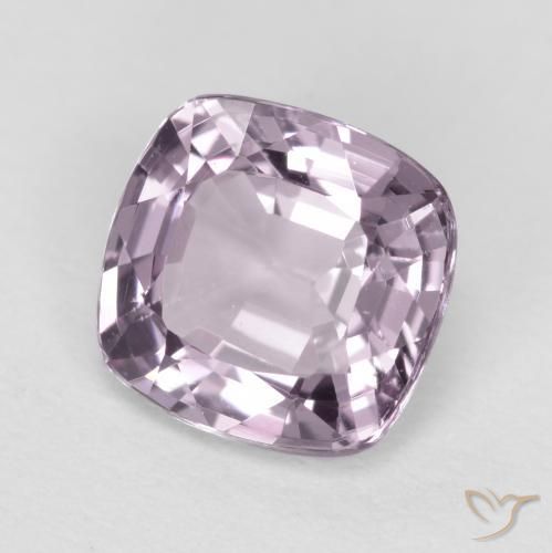 Espinélio Violeta claro Natural 1.24ct, Almofada, VS