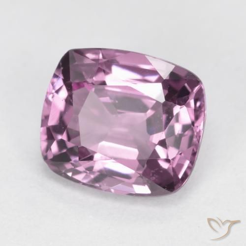 Espinélio lavanda profunda Natural 1.21ct, Almofada, VS