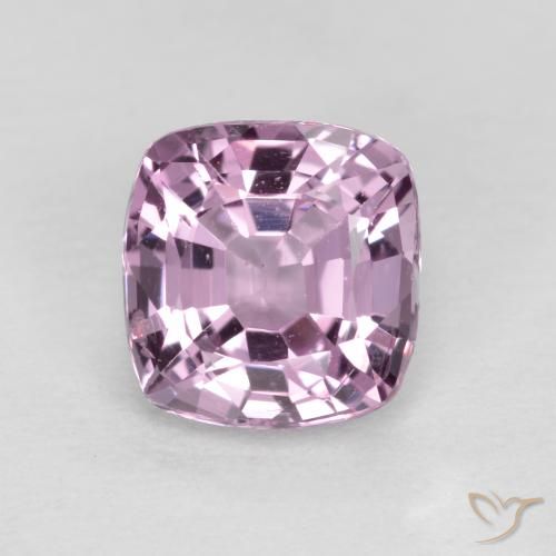 1.27ct Natural Roxo Rosado Muito Claro Espinélio, Almofada, VS
