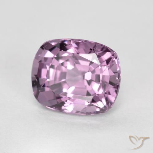 Espinélio roxo médio Natural 1.26ct, Almofada, VVS-VS