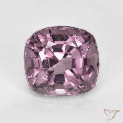 1.24ct Natural cinza-roxo Espinélio, Almofada, VS