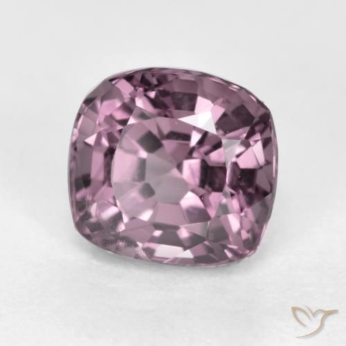 Espinélio cinza-roxo Natural 1.24ct, Almofada, VS